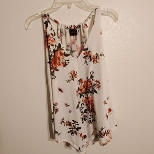 Floral tank top